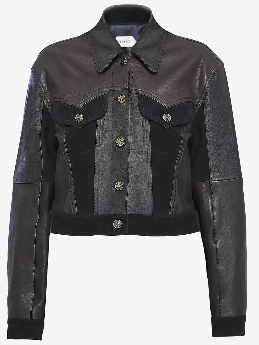 Versace Versace Skinnjakker – Svart