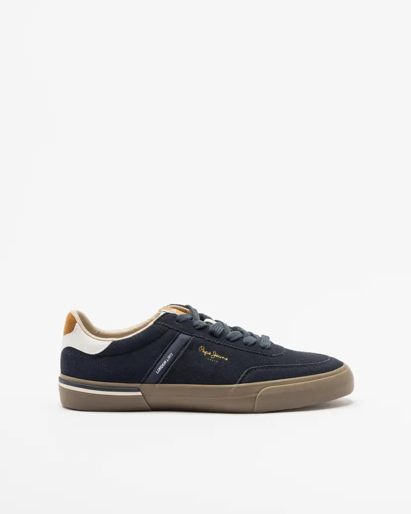 Pepe Jeans London Pepe Jeans London Kenton Suede Blue Sneakers