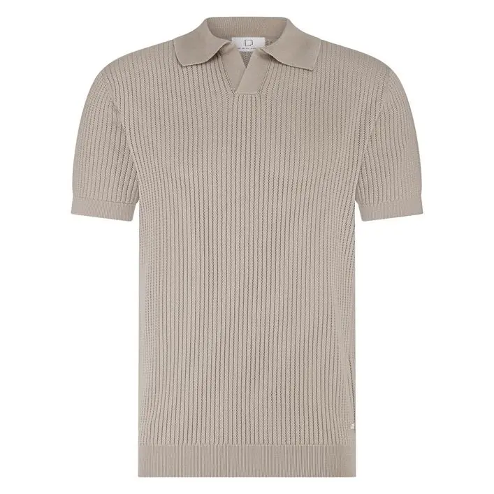 Born With Appetite RICHARD KNITTED POLO SS HALFZIP