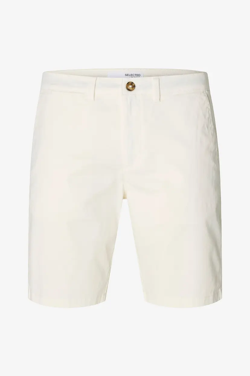 Selected Men Chinoshorts slhSlim-Miles Flex Shorts - Hvit