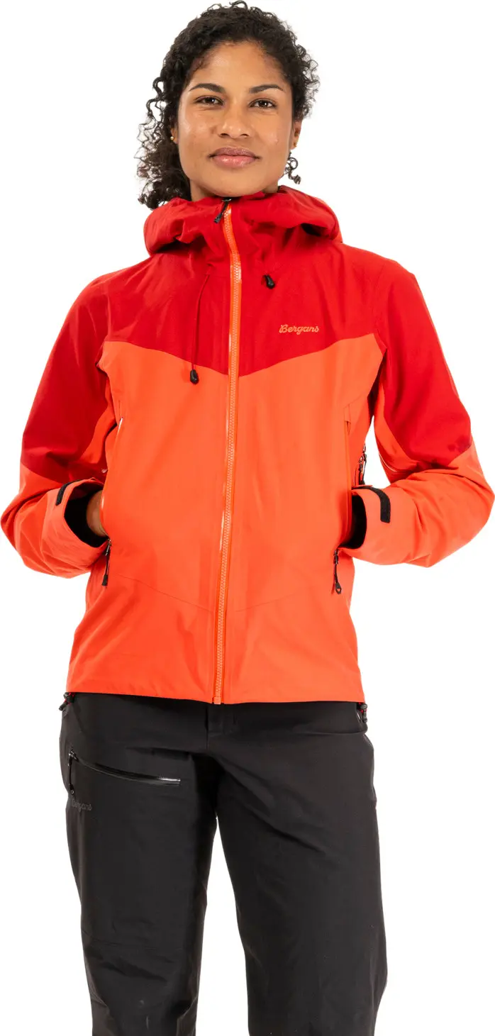 Bergans Bergans Women's Rabot Alpine 3L Shell Jacket Peachy Red/red