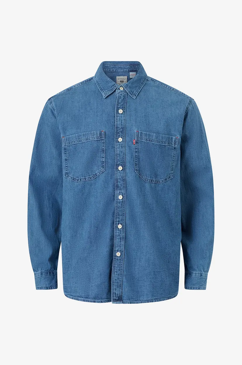 Levi's Denimskjorte Mariposa Worker - Blå