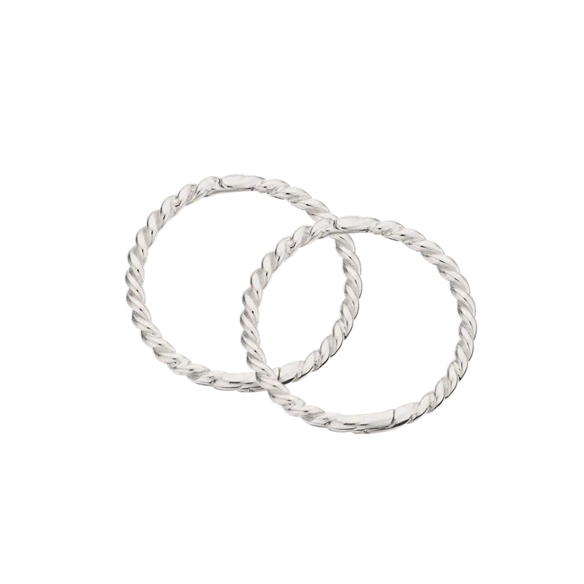 Scrouples Scrouples - Snoet clip creol i sølv, 12mm - 193682