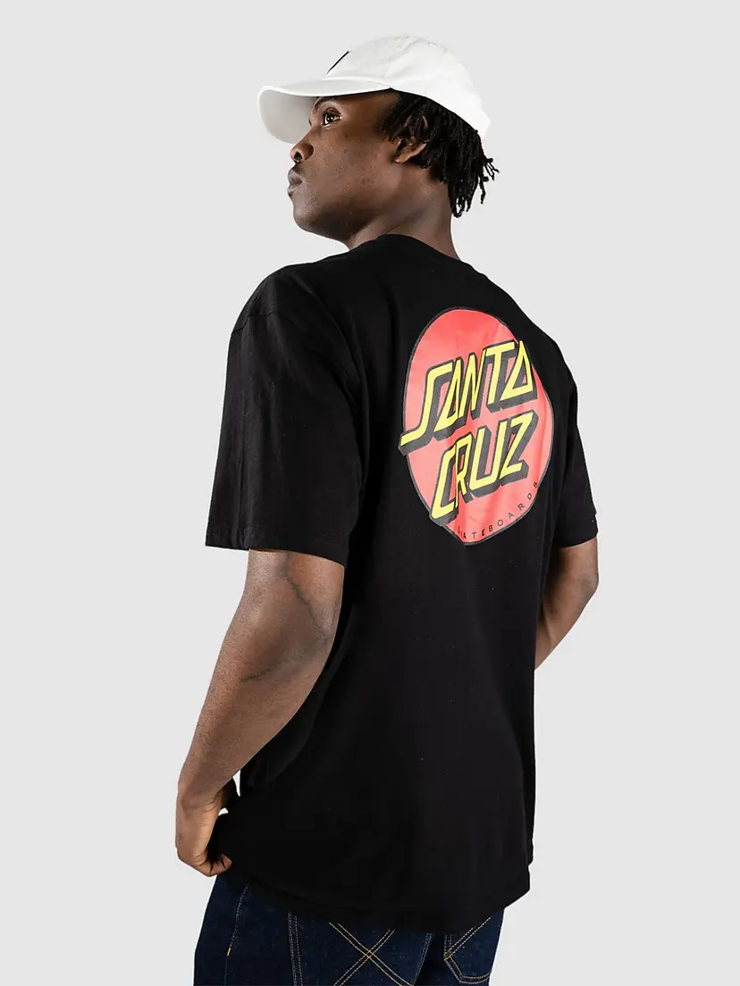 Santa Cruz Santa Cruz Classic Dot Chest T-skjorte svart