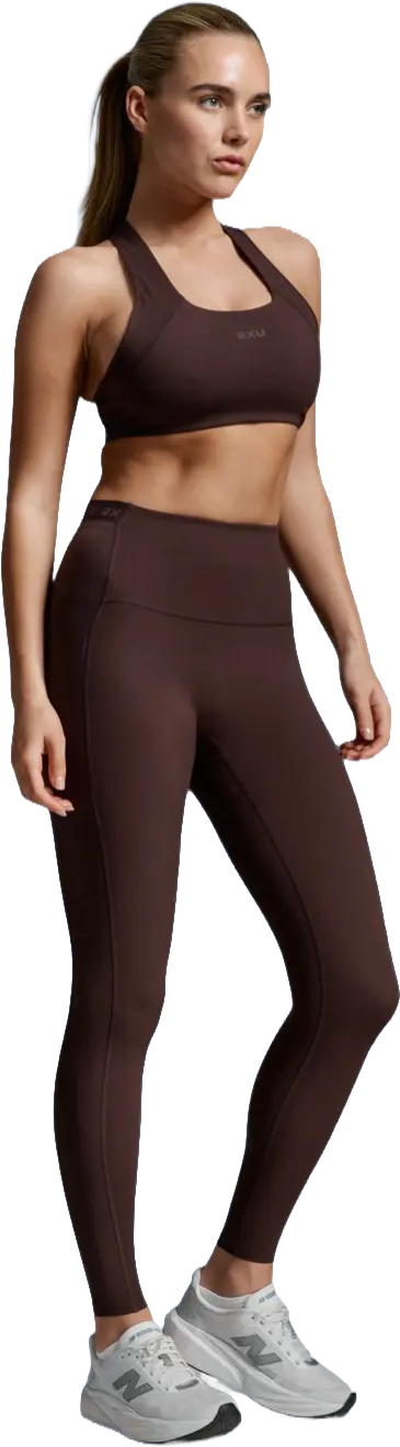 2Xu 2XU Women's Form Stash Hi-Rise Compression Tights Bark/bark