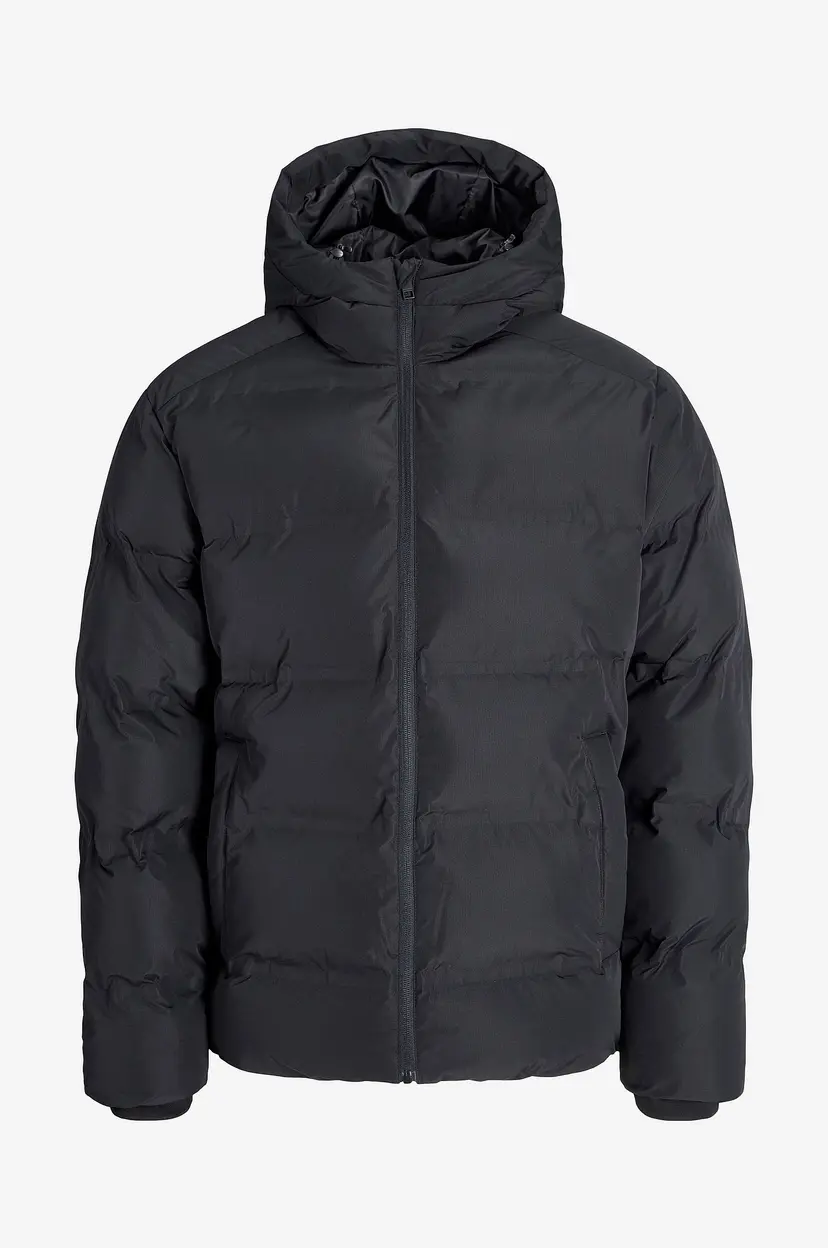 Jack & Jones Plus Pufferjakke jjeSoho Puffer Hood SN Pls - Svart