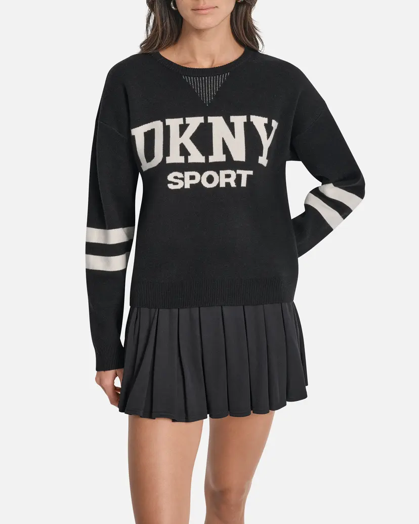 DKNY Sport DKNY Sport DP5R0749 Black Knitted sweatshirt
