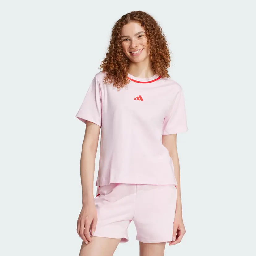 Adidas Essentials Color Pop Cotton T-Shirt