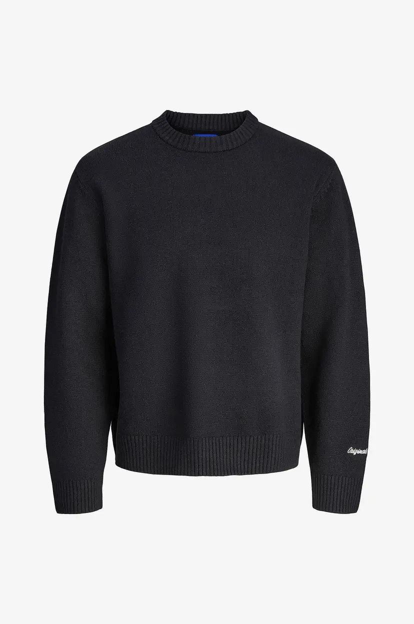 Jack & Jones Junior Genser jorNorrebro Knit Crew Neck LN Jnr - Svart