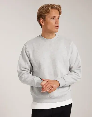 Jack & Jones Jack & Jones Jjeurban Edge Sweat Crew Neck Noos Collegegensere Grå