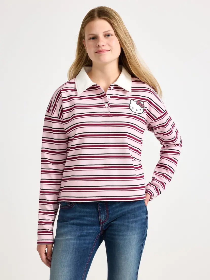 Lindex Hello Kitty topp med krage