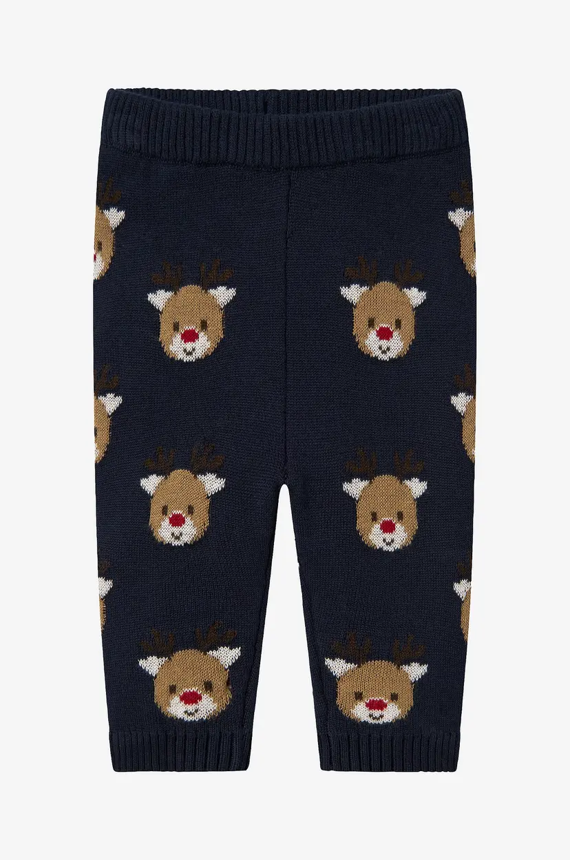 Name it baby Bukser nbmReome Knit Pant - Blå