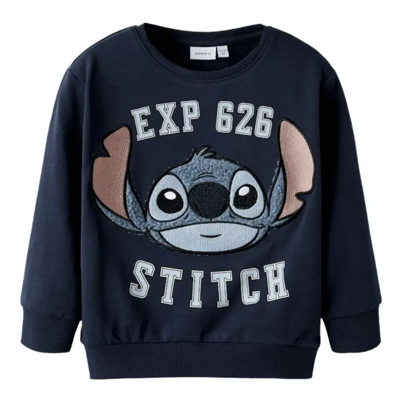 NAME IT Name It - Genser Sweat Stitch Navy Blazer