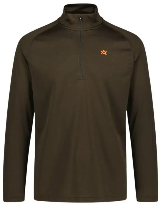 Alaska 1795 Alaska 1795 M's CoolDry Half-Zip Top Brown
