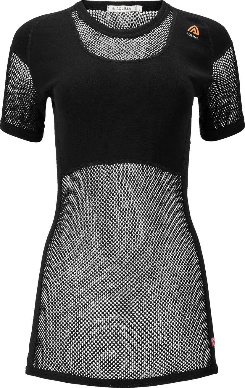 Aclima Aclima WoolNet T-shirt Woman Jet Black
