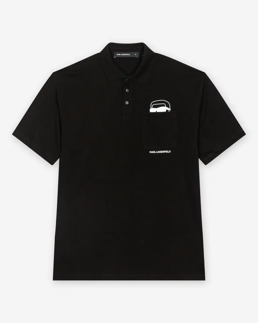 Karl Lagerfeld Karl Lagerfeld 745127 Black Polo shirt