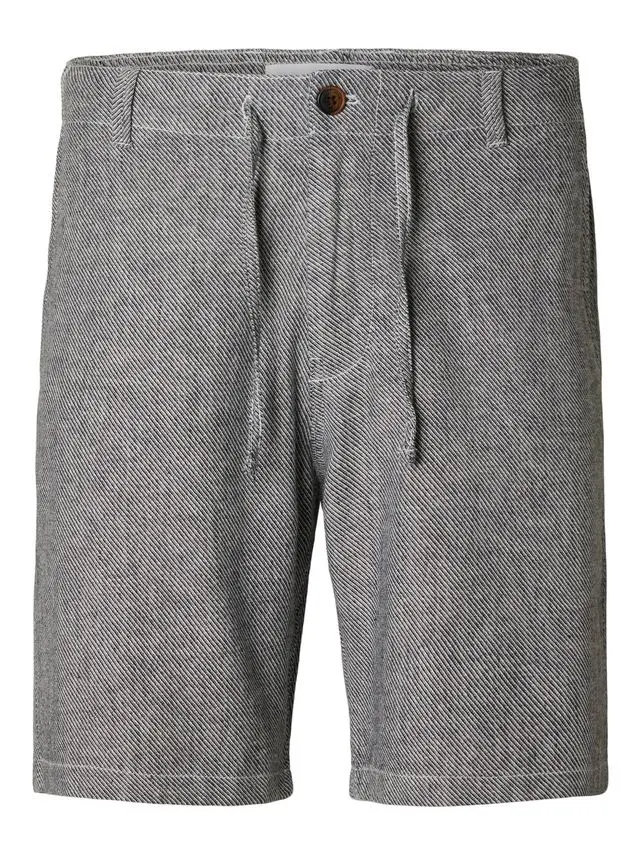 SELECTED SLHREGULAR-BRODY LINEN TWILL SHORTS