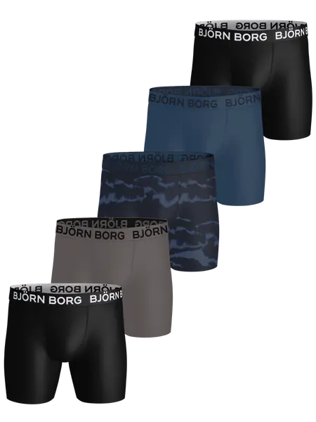 Björn Borg Sports Microfiber Boxers 5-pack