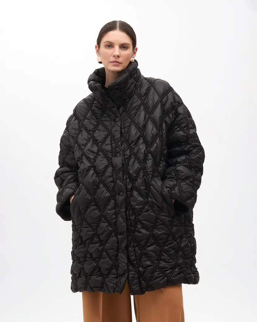 Maite by Lola Maite by Lola MF2501013 Black Puffer jacket