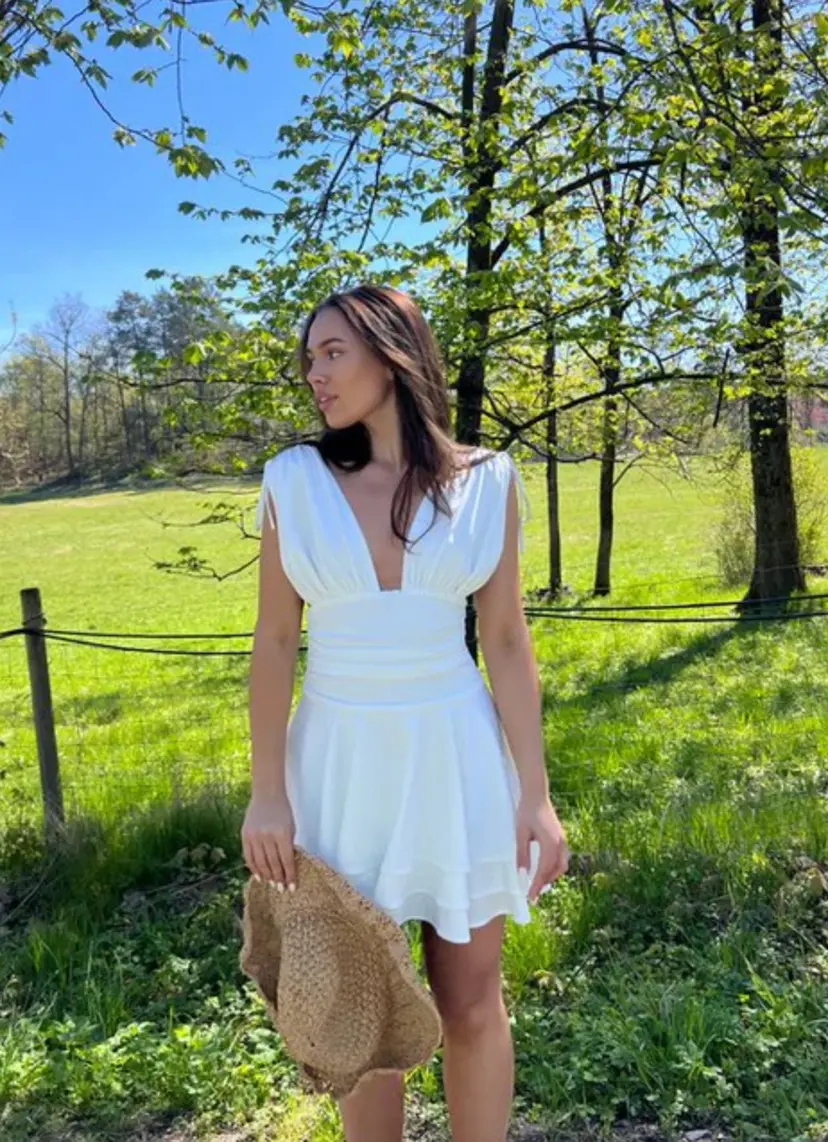 Kayani Millie Drape Mini Dress