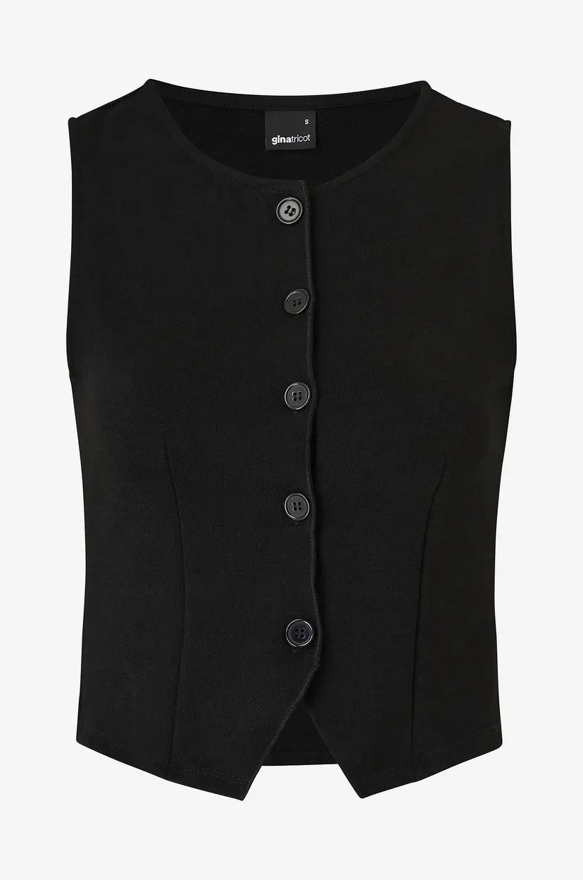 Gina Tricot Vest Vest Top - Svart