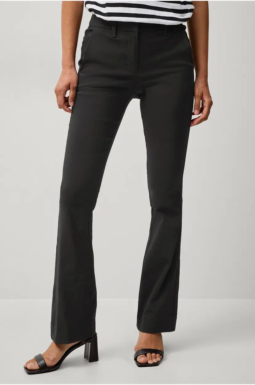 Ellos Collection Flexy Bootcut bukser i superstretch - Svart