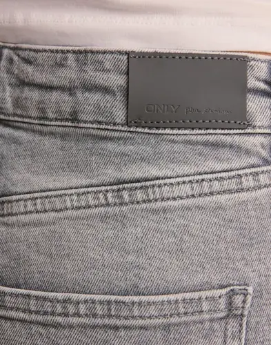 ONLY Only - Grå - Onljuicy Hw Wide Leg REA707 Dnm Noo