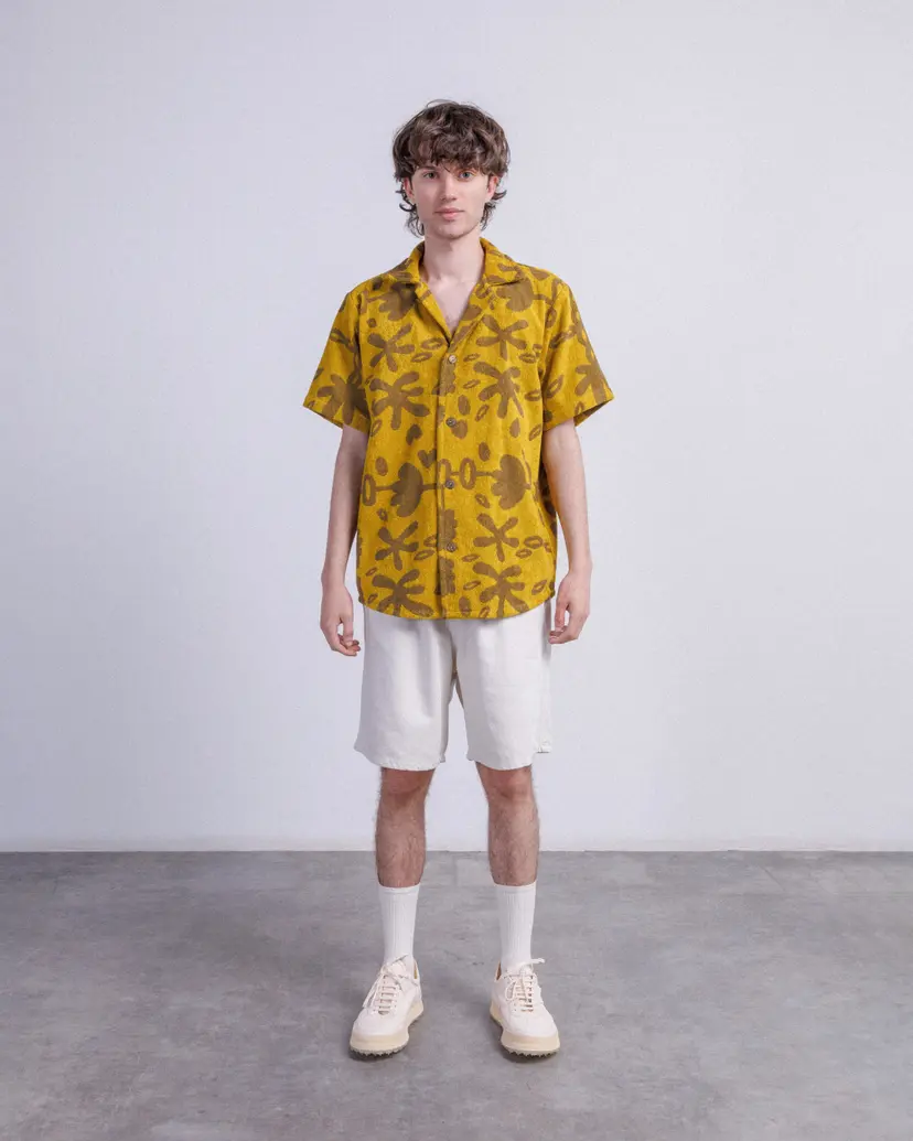 Oas OAS Galbanum Terry Cuba Yellow Short sleeve shirt