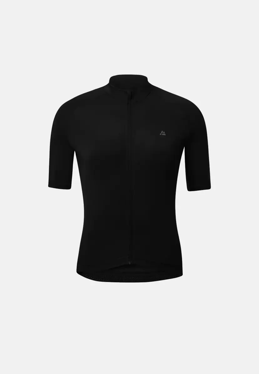 DANISH ENDURANCE Aero Kortærmet Cykeltrøje til Tempo og Distance, Sort, M
