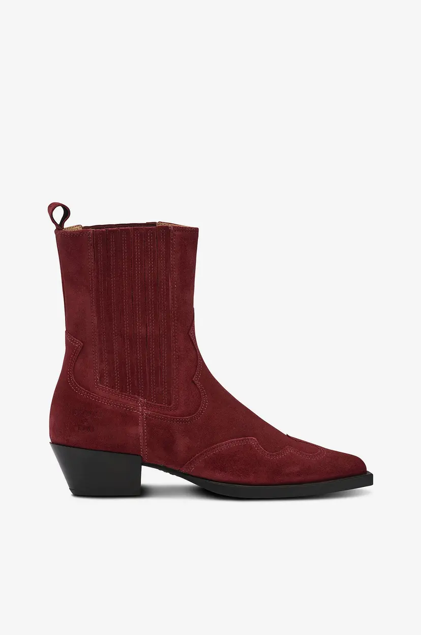 Copenhagen Studios Boots Cph284 x Toni Garrn - Leather - Rød