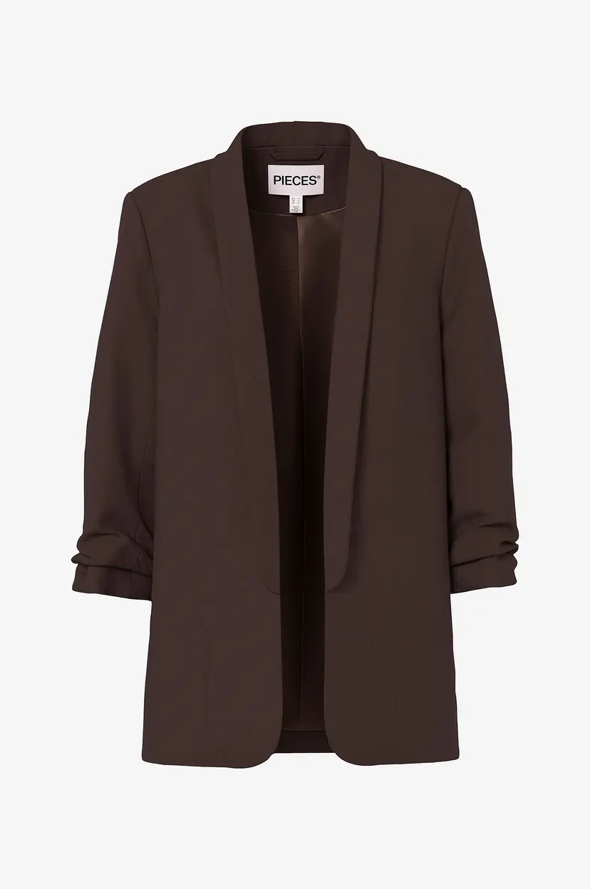 Pieces Dressjakke pcBosella 3/4 Blazer - Brun