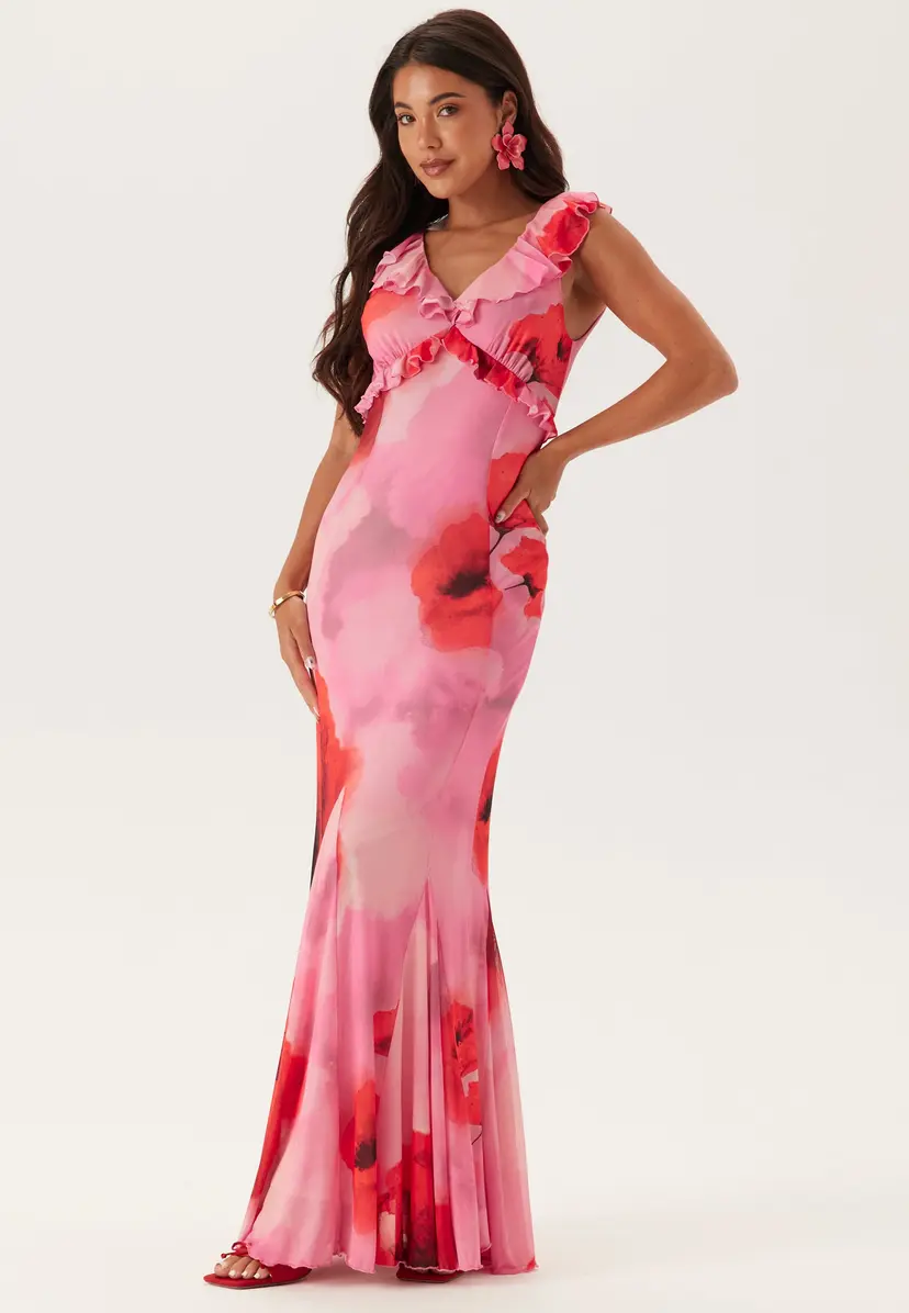 Bubbleroom Occasion Mermaid Mesh Gown