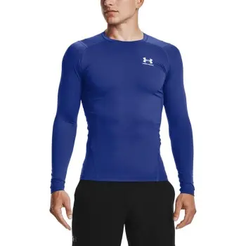 Under Armour Under Armour 3P HeatGear LS Compression Shirt Royalblå XX-Large Herre
