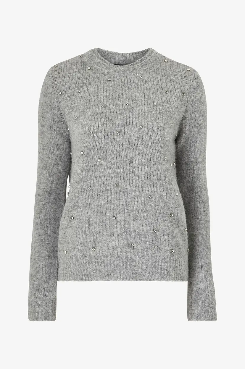 Copenhagen Muse Genser cmDiamond-Pullover - Grå