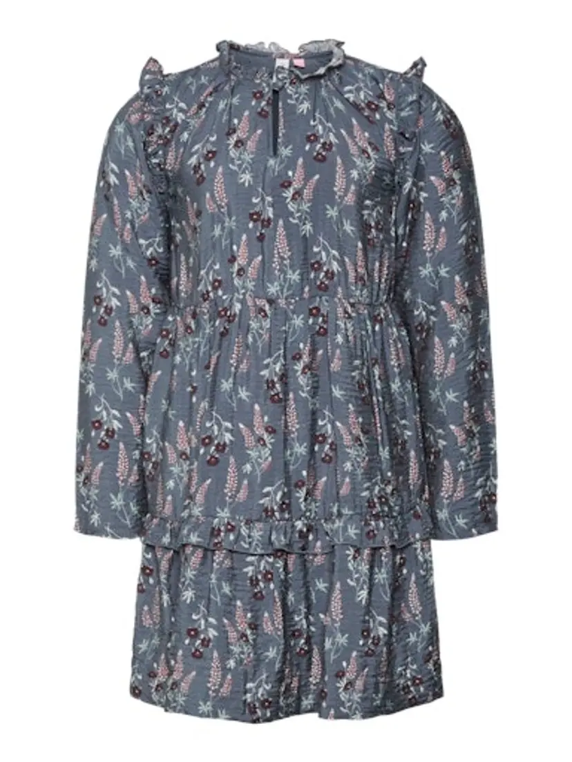 Vero Moda Girl Vero Moda Girl Josie Lupine Kjole Grisaille Lupin Aop (164 /14 år)