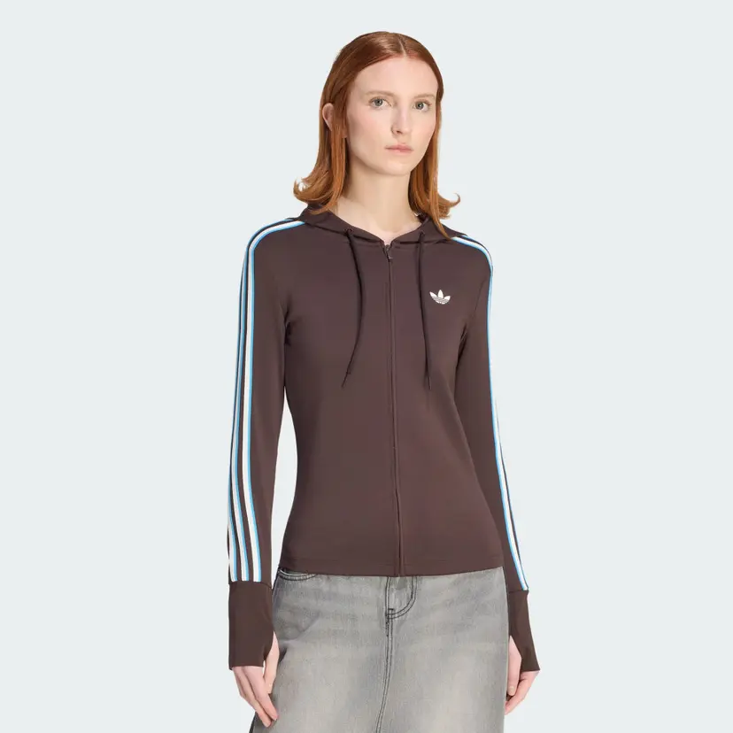Adidas HOODED TREFOIL ZIPPER Jakke