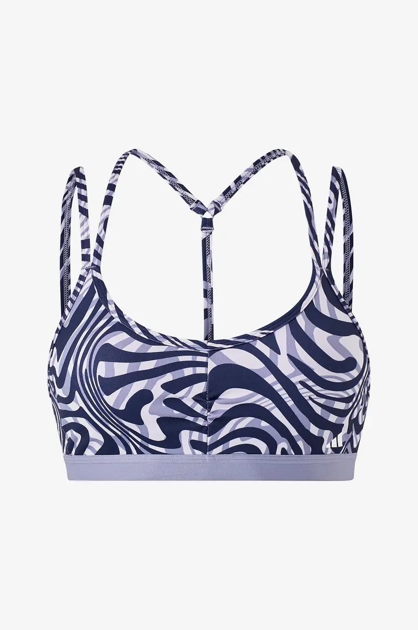 Adidas Sport Performance Sports-BH Yga Ess LS Aop - Blå