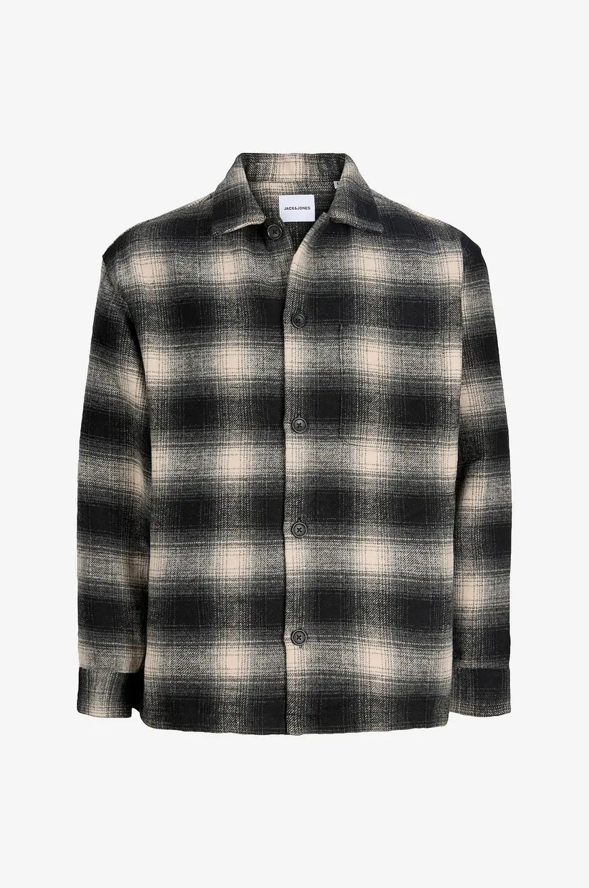 Jack & Jones Skjorte Jjesoho Ollie Overshirt Ls Sn Jnr - Grå