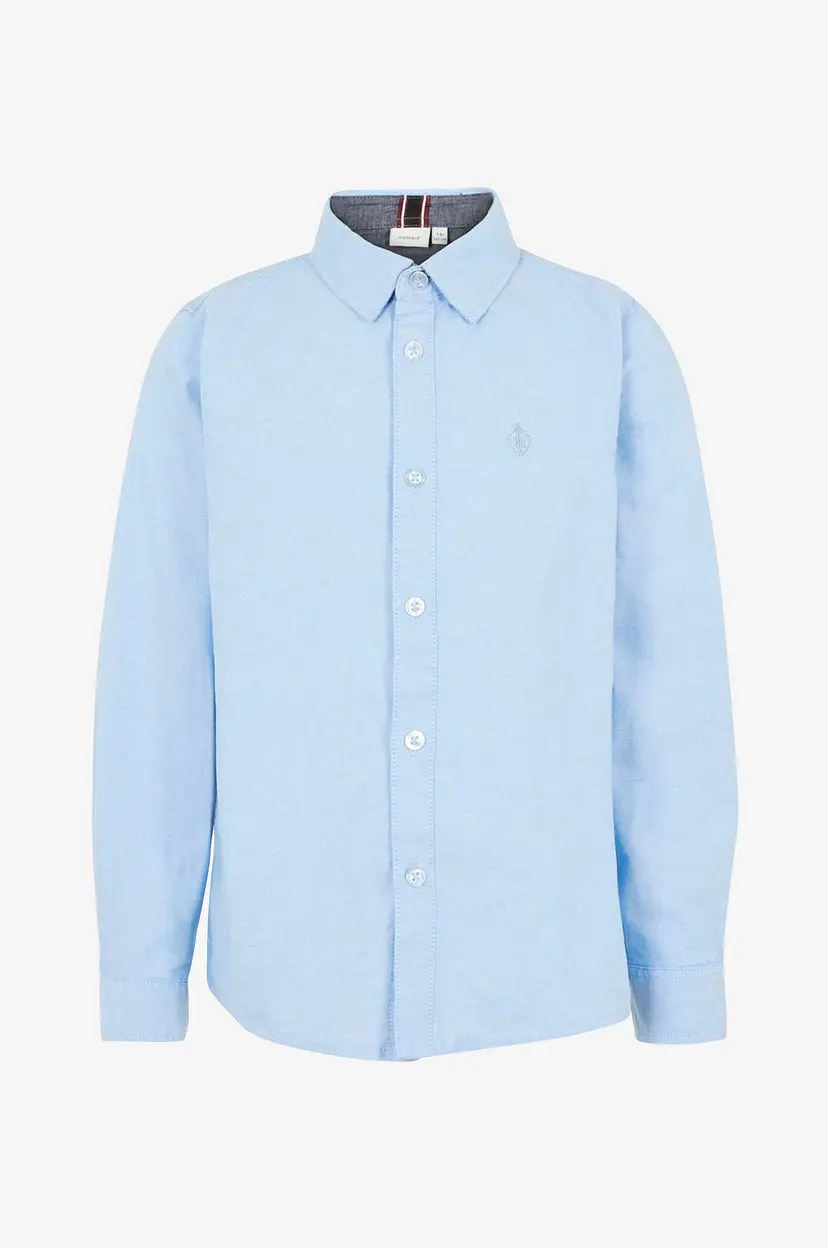 NAME IT Skjorte nkmNewsa LS Shirt Noos - Blå