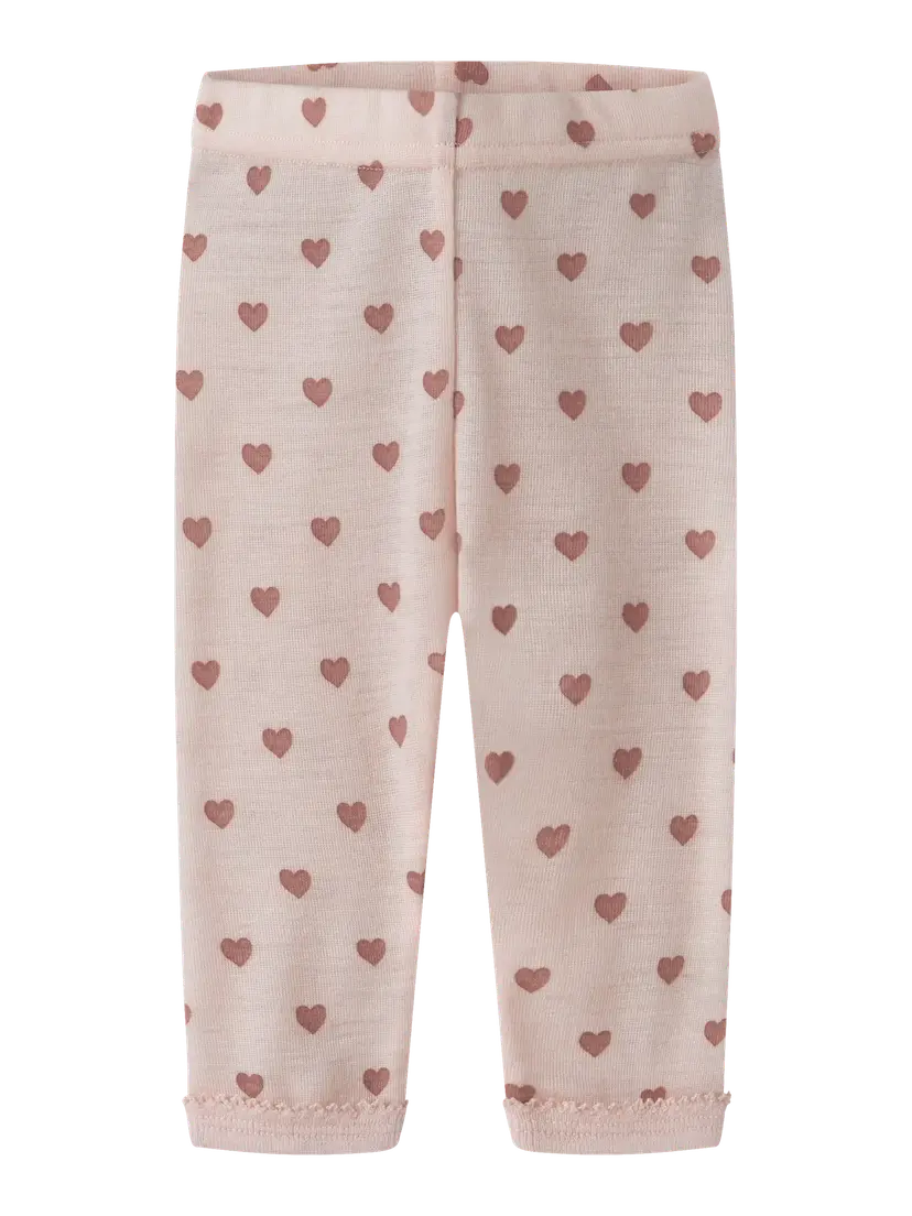 Lil`Atelier Ulleggings "Noel" Baby Morganite Hearts