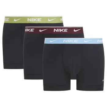 Nike Nike 3P Everyday Essentials Cotton Stretch Trunk D1 Svart/Rød bomull Large Herre