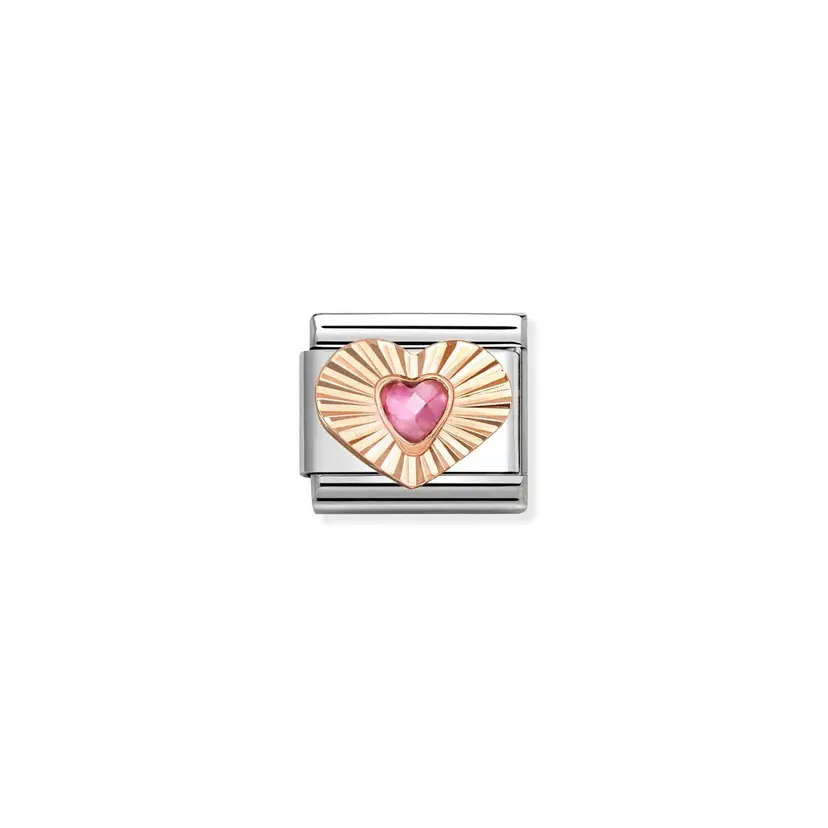 Nomination Pink Heart Rose Gold