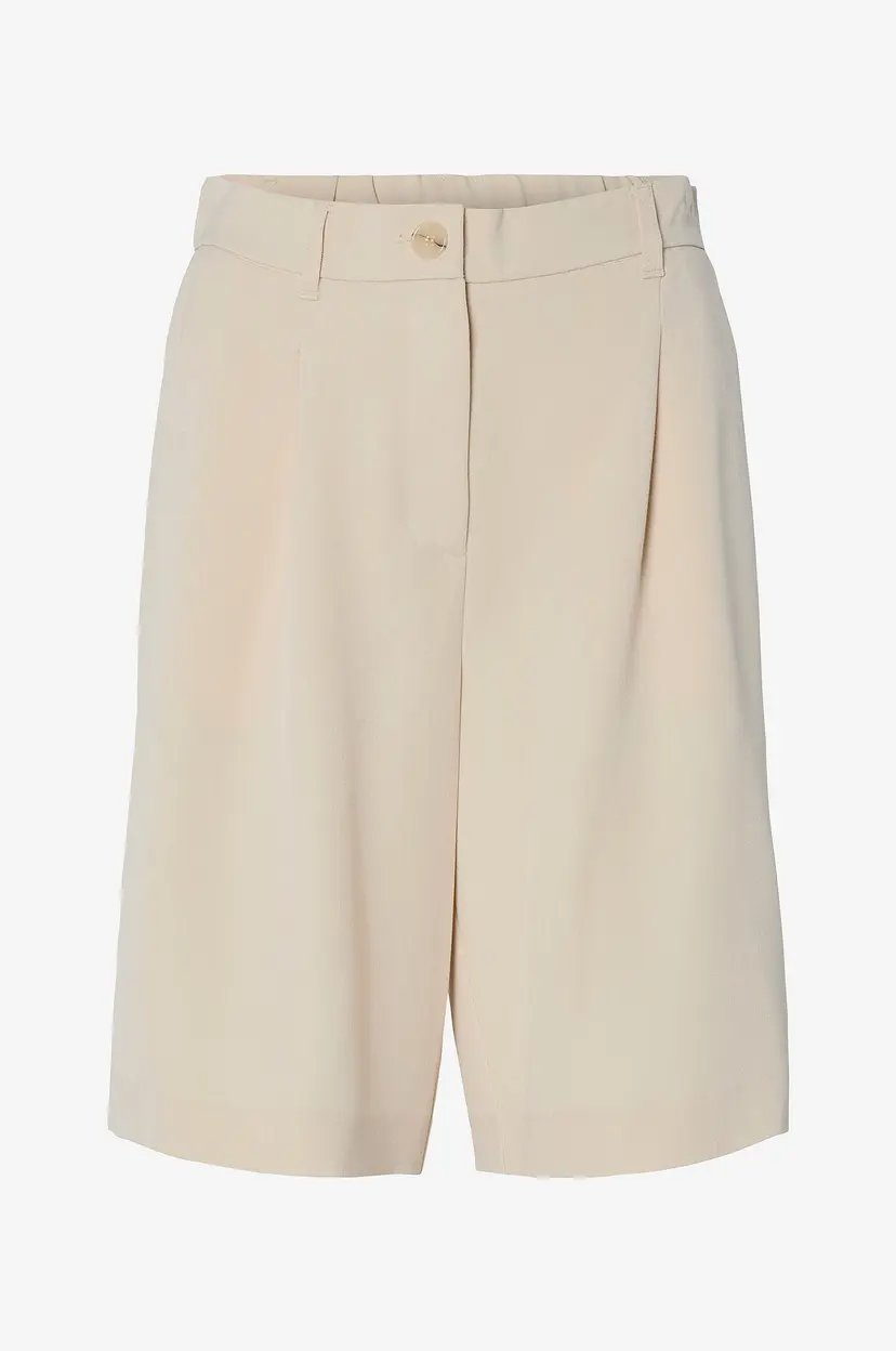 Pieces Shorts pcKamil HW Shorts - Beige