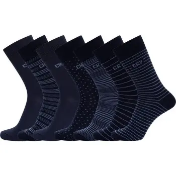 CR7 Cristiano Ronaldo CR7 Cristiano Ronaldo Strømper 7P Socks Marine Str 40/46 Herre