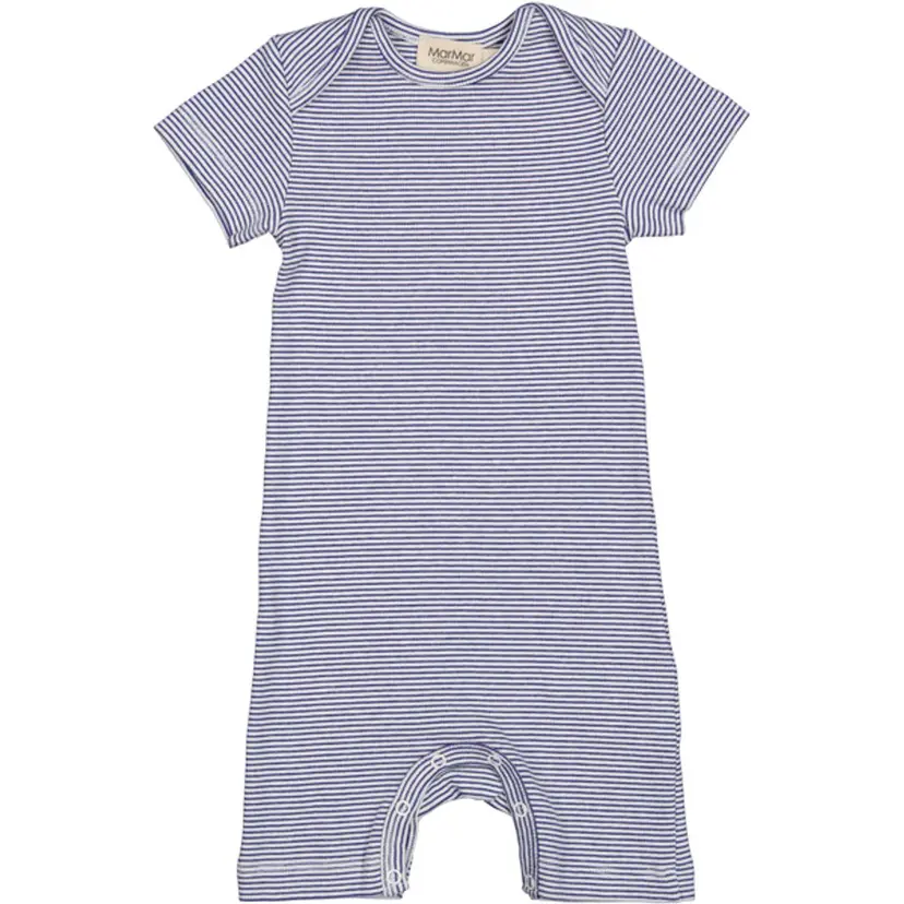 Marmar Copenhagen MarMar Romper Modal Fine Rib Roxi Summer Blue Stripe (92 / 2 år)