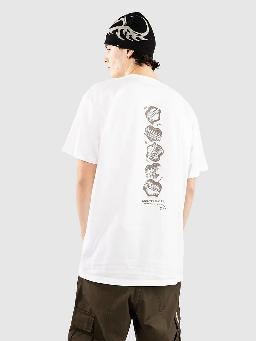 Carhartt Wip Carhartt WIP Garble T-skjorte hvit