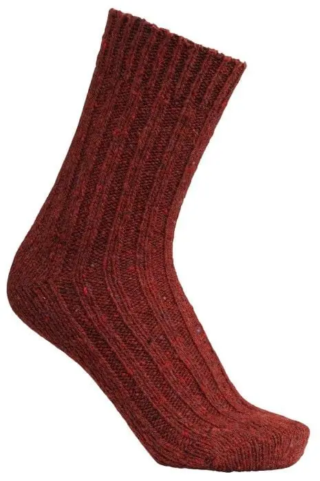 Laksen Laksen Firenze Wool Socks Bordeaux