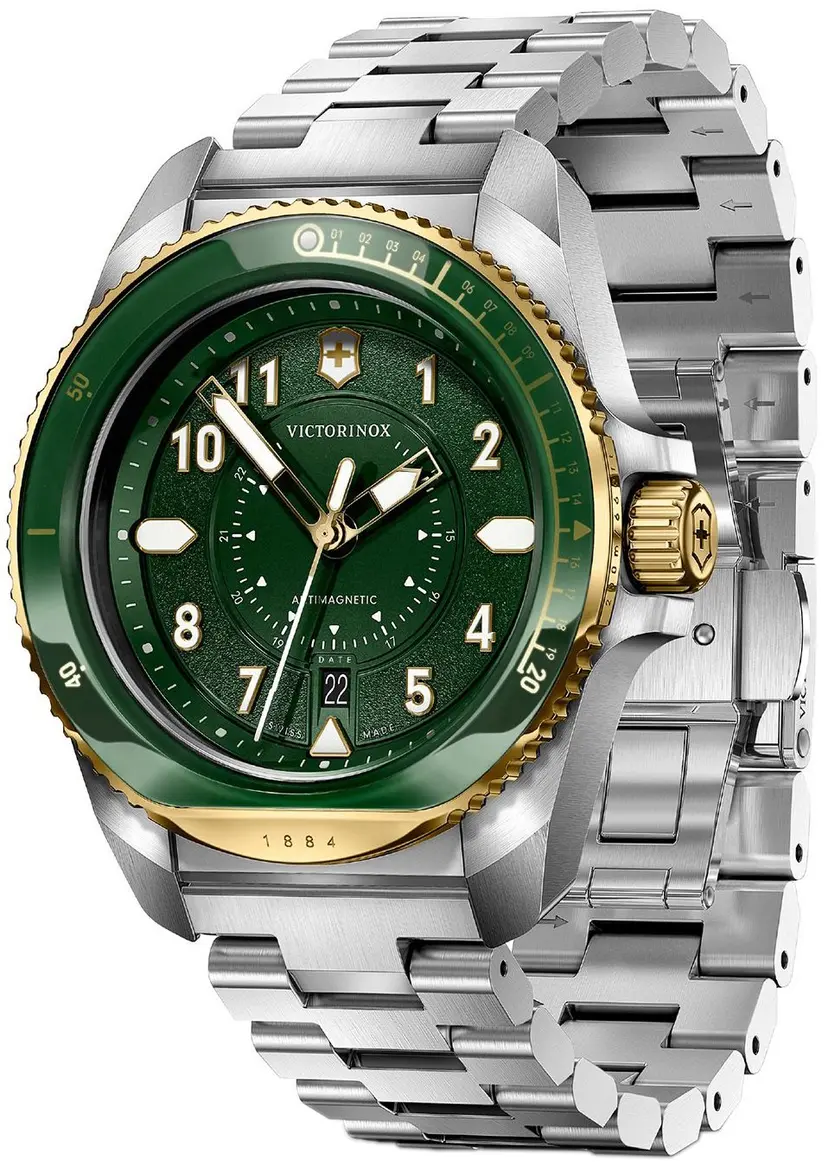 Victorinox Victorinox Herreklokke 242012 Journey 1884 Grønn/Stål Ø43 mm