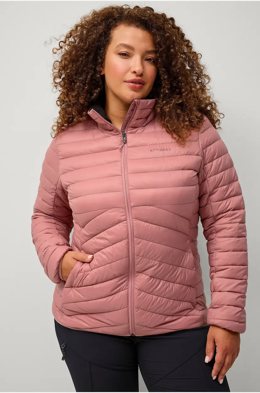 Áhkká Dunjakke LTW Down Jacket - Rosa