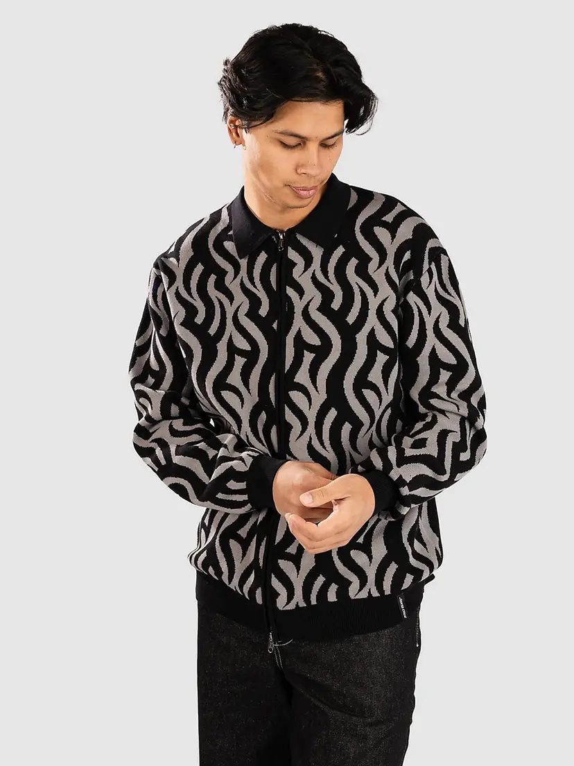Santa Cruz Santa Cruz Harmon Zip Cardigan svart